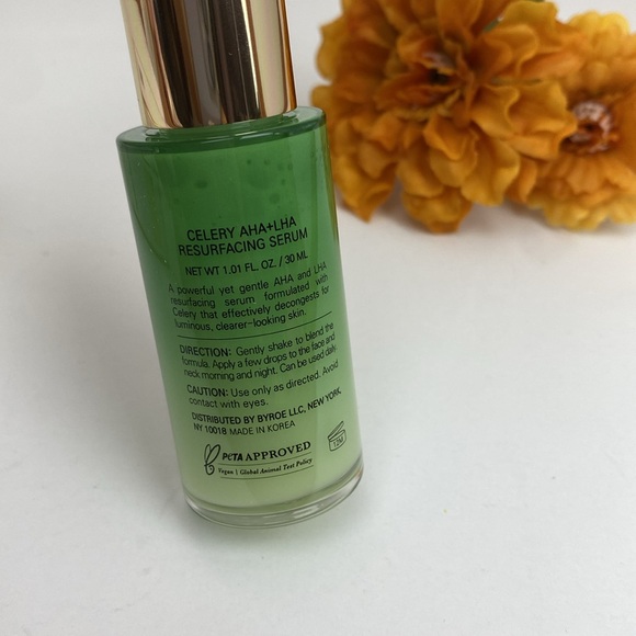 BYROE - NEW!, Celery AHA+LHA Resurfacing Serum - Picture 12 of 16